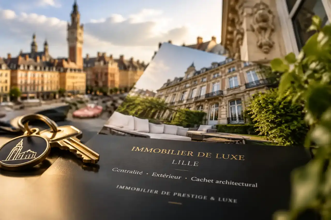 Immobilier de luxe à Lille : centralité, extérieur et cachet architectural