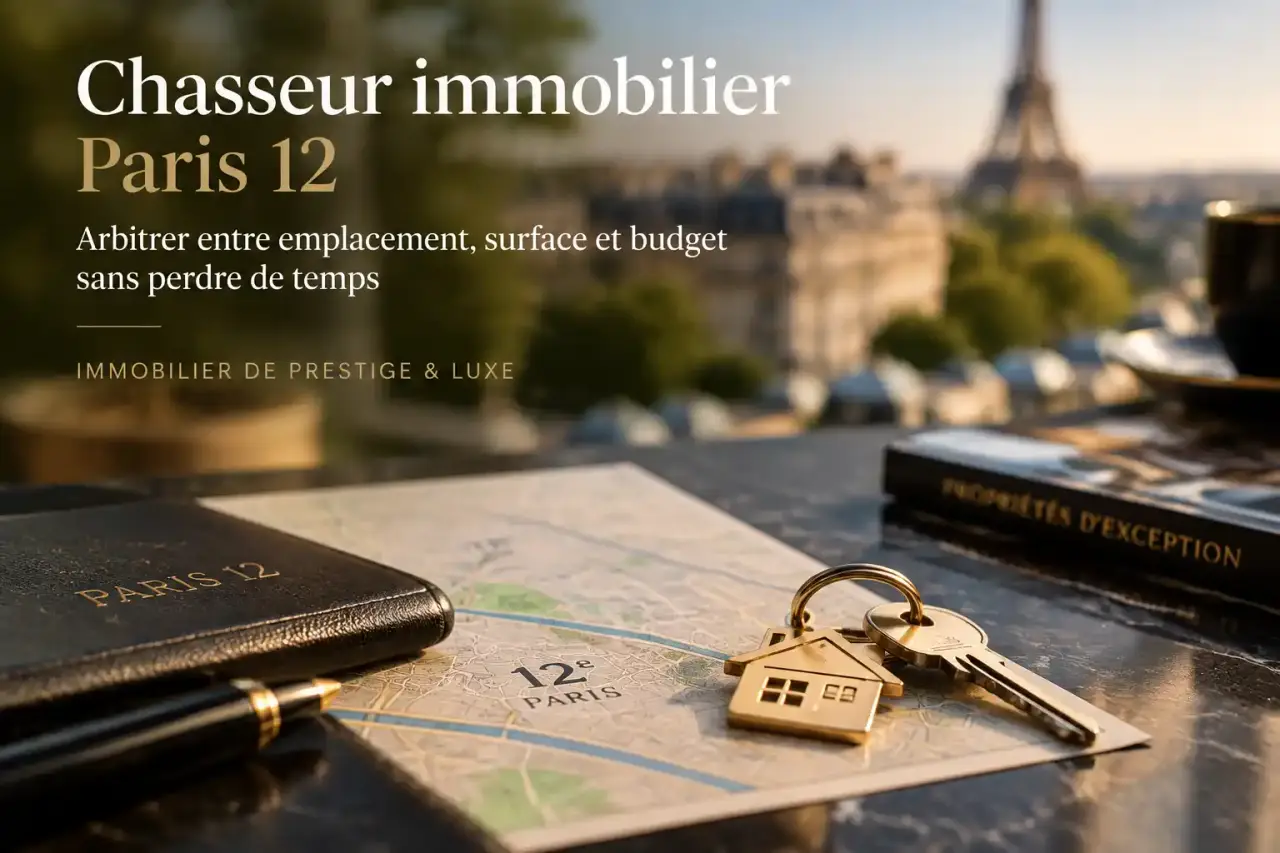 Chasseur immobilier Paris 12 : arbitrer entre emplacement, surface et budget sans perdre de temps