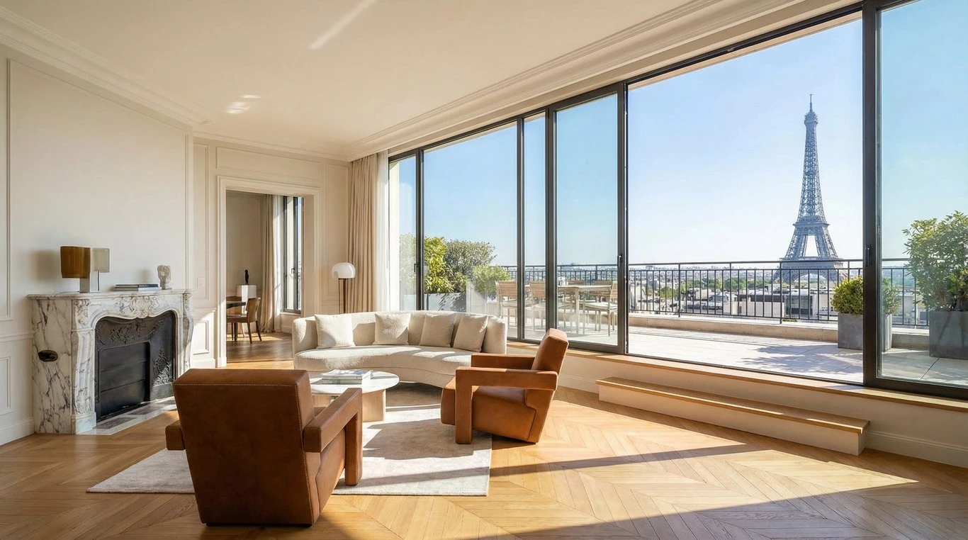 Penthouse vue panoramique