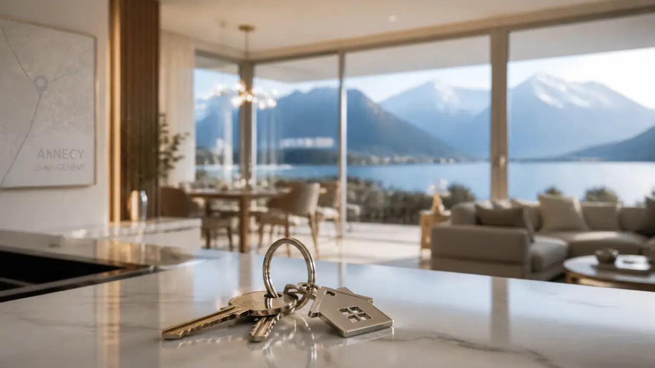 Immobilier clé en main à Annecy : 35 minutes de Genève et un projet sans travaux à piloter