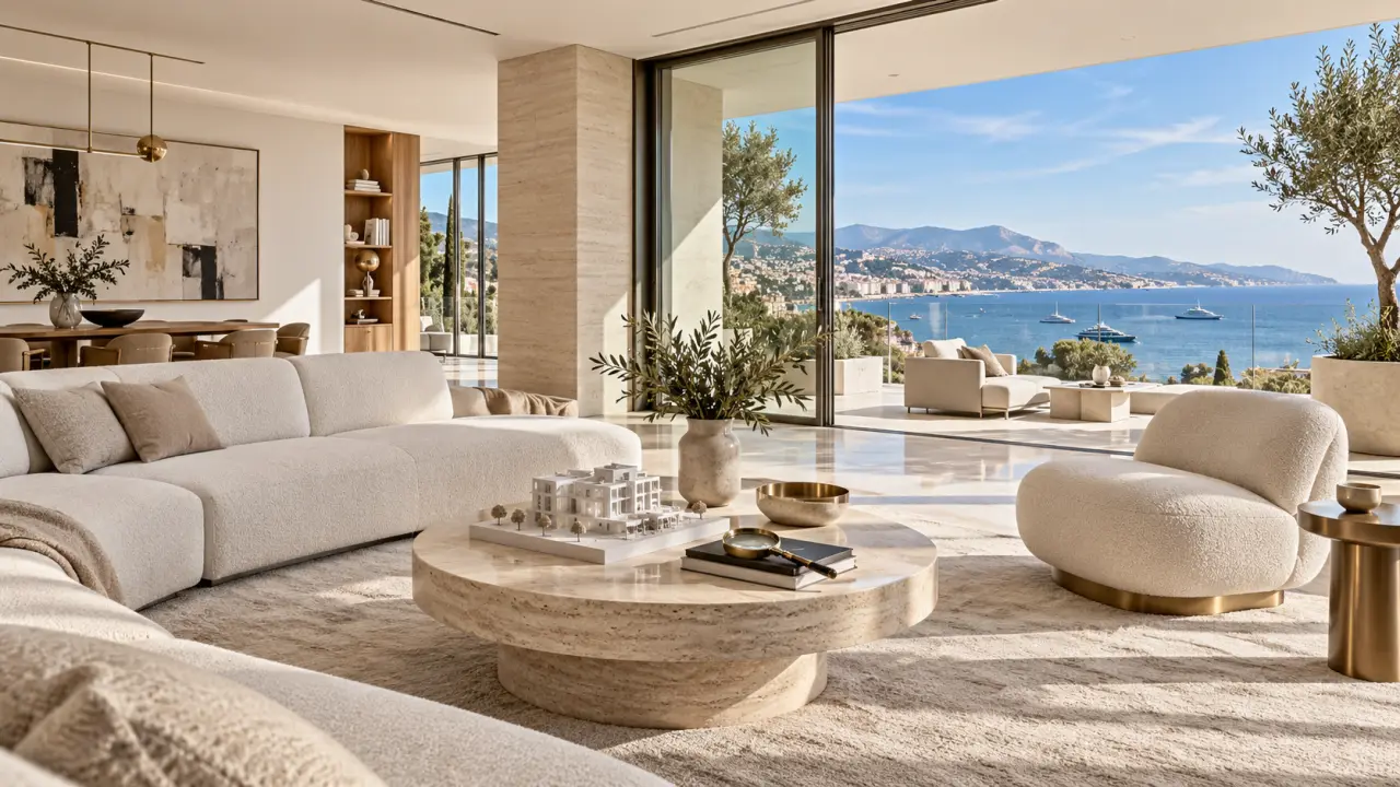 Villa contemporaine de prestige dans un environnement architectural et paysager exceptionnel