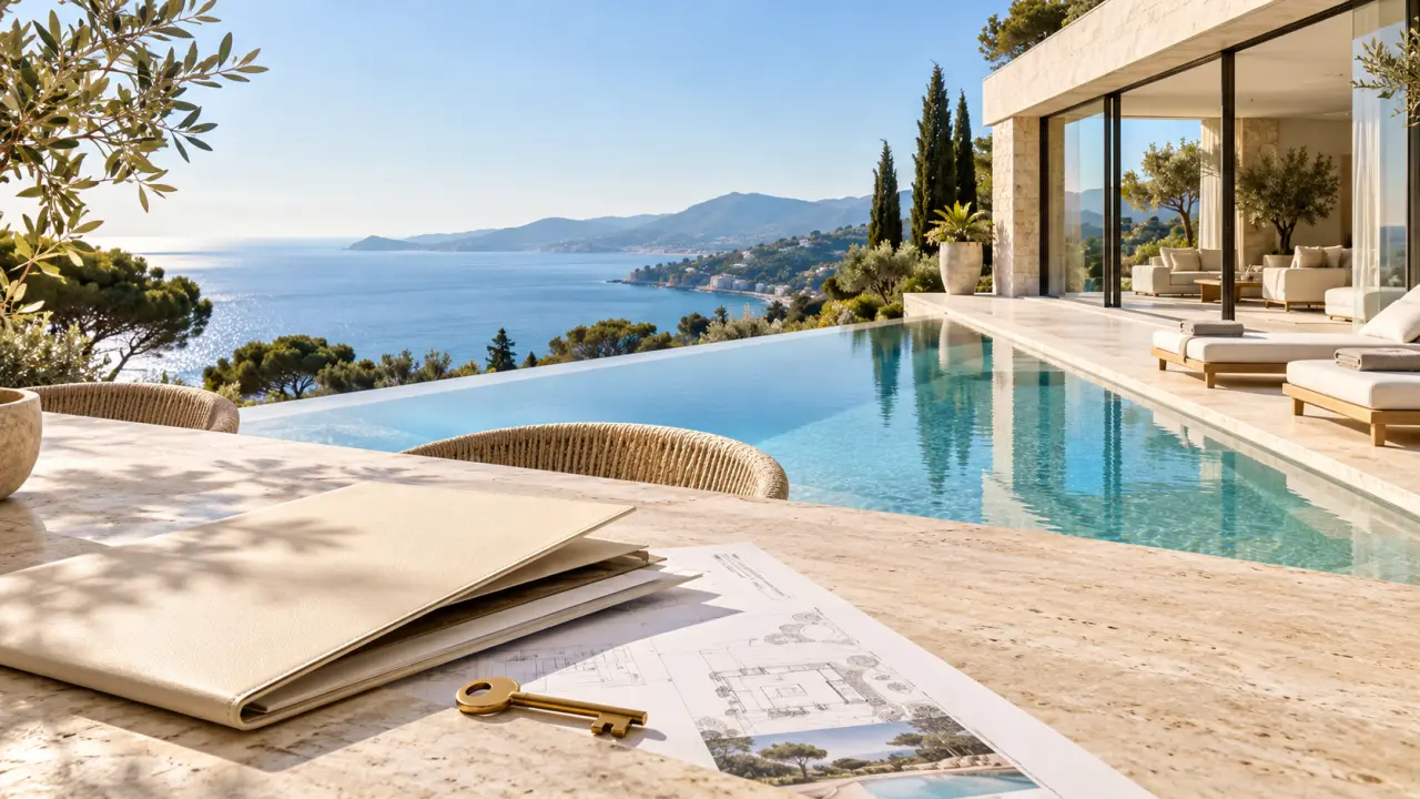 Villa contemporaine de prestige dans un environnement confidentiel