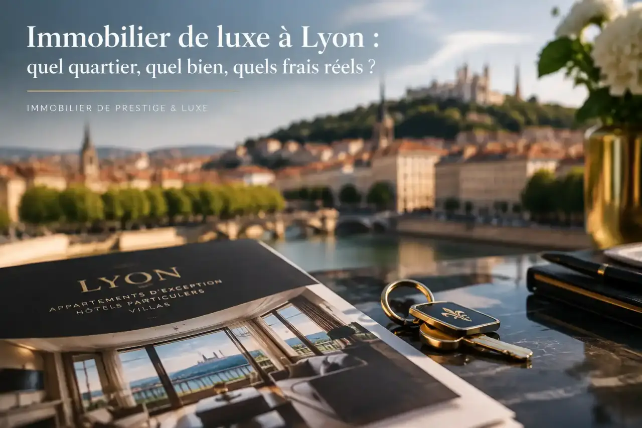 Immobilier de luxe à Lyon : quel quartier, quel bien, quels frais réels ?