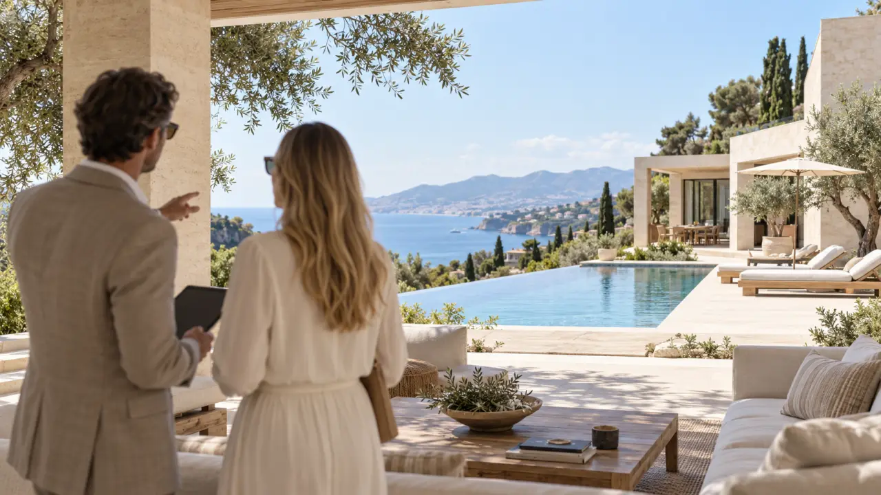 Villa contemporaine de prestige proposée à la vente en toute confidentialité