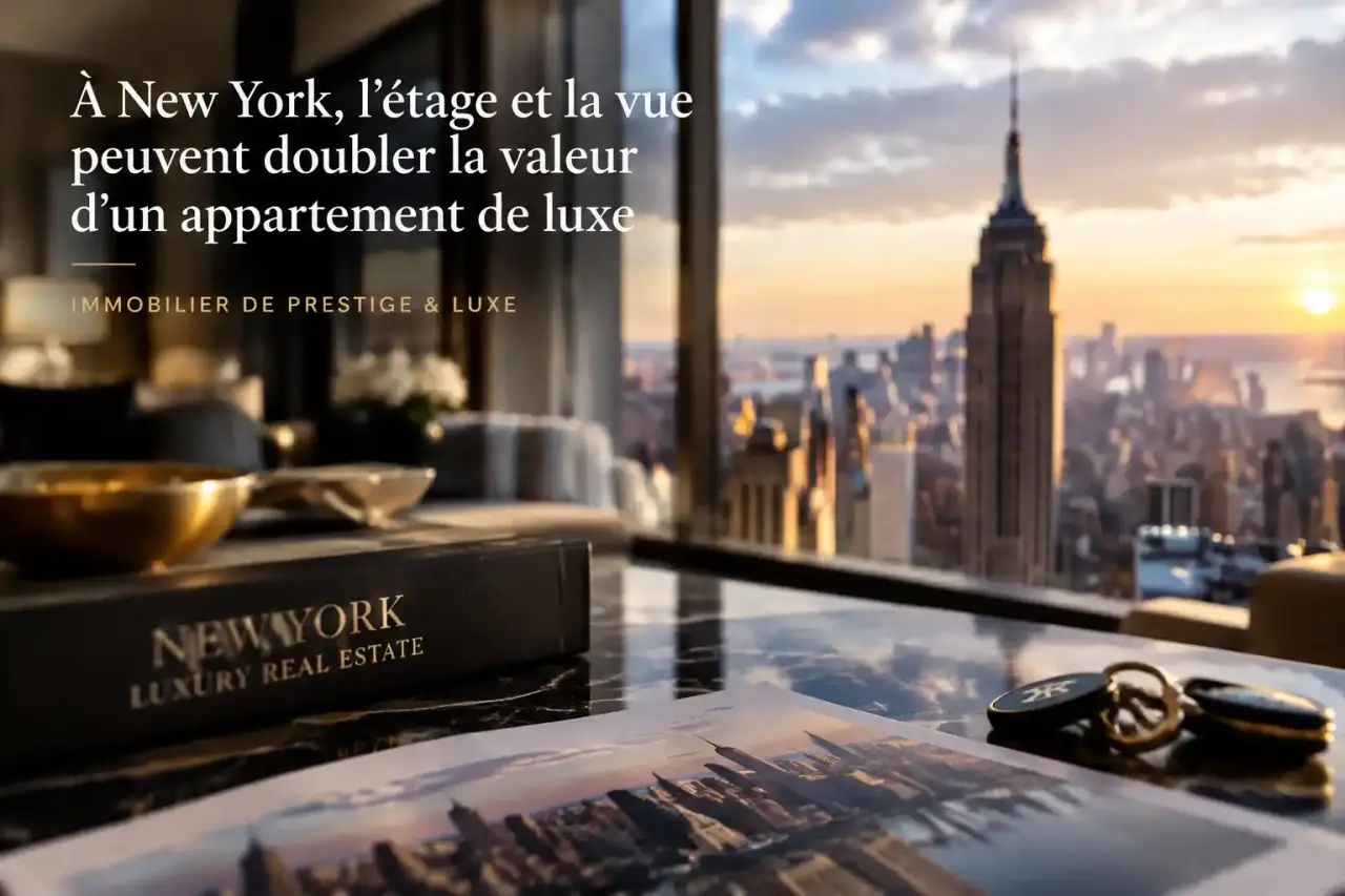 À New York, l’étage et la vue peuvent doubler la valeur d’un appartement de luxe